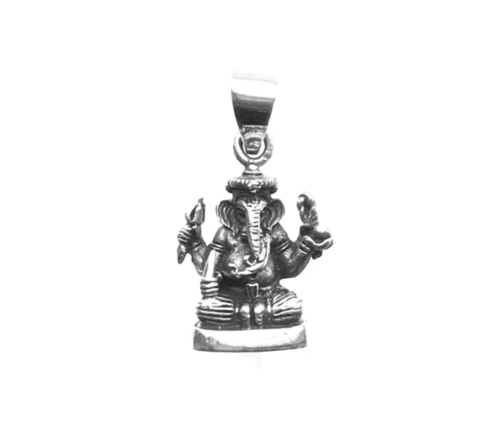 Anhänger "Ganesha" 2x2cm Silber 925 6,3g