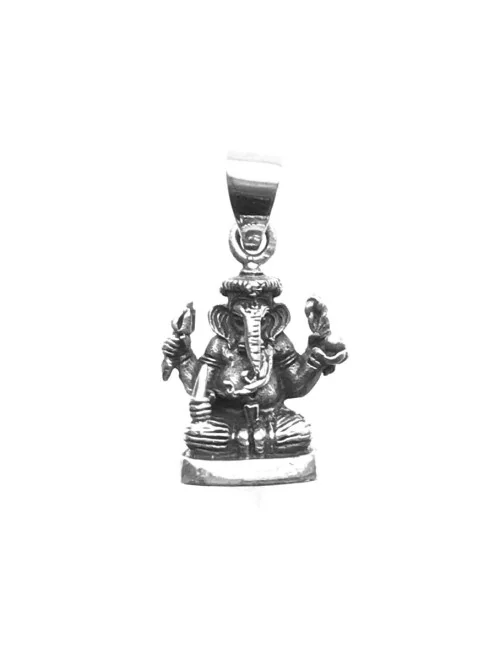Anhänger "Ganesha" 2x2cm Silber 925 6