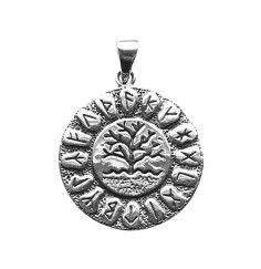 Anhänger "Runen Lebensbaum" Silber 925 3cm, 7,5g.