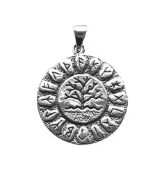 Anhänger "Runen Lebensbaum" Silber 925 3cm, 7,5g.