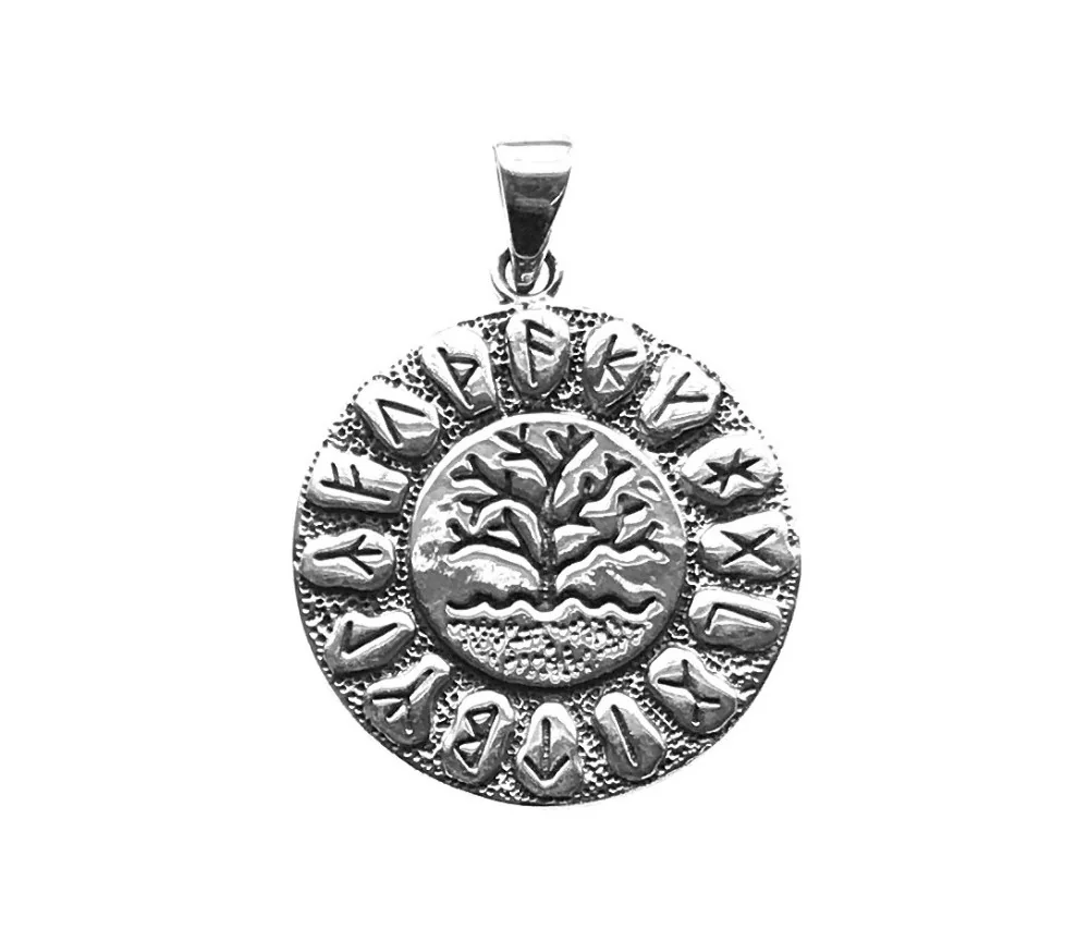Anhänger "Runen Lebensbaum" Silber 925 3cm, 7,5g.