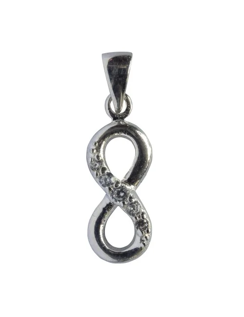 Anhänger "8" 5 Zirkonia 1