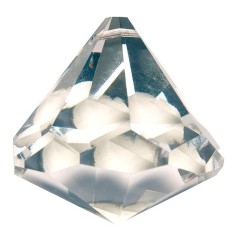 Kristall Diamantschliff 40mm, Glas "bleifrei"