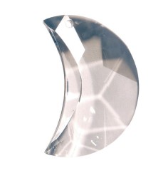 Kristall Mond 50mm, Glas "bleifrei"