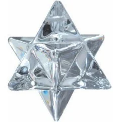 Kristall Merkabah 60mm, Glas "bleifrei"