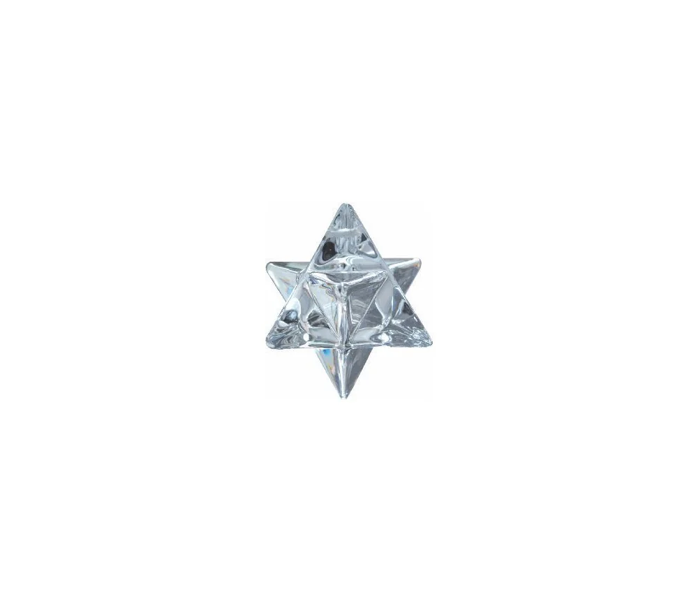 Kristall Merkabah 60mm, Glas "bleifrei"