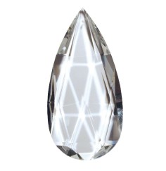 Kristall Drachenträne 114mm, Glas "bleifrei"