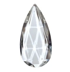 Kristall Drachenträne 114mm, Glas "bleifrei"