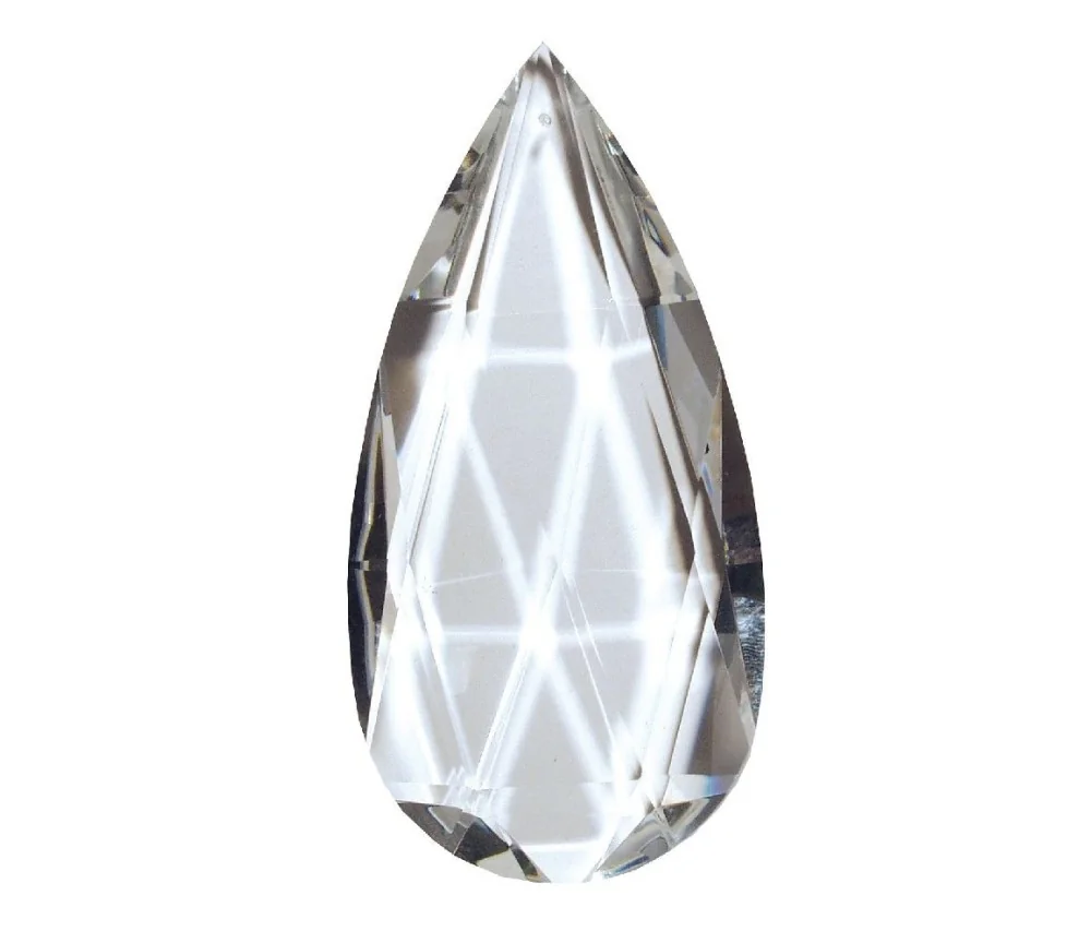 Kristall Drachenträne 114mm, Glas "bleifrei"