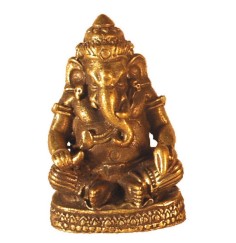 Ganesha sitzend Messing 2,5cm