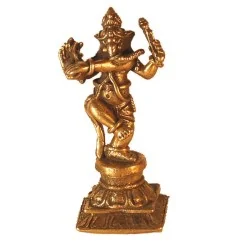 Ganesha tanzend Messing 3,5cm