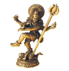 Shiva tanzend Messing 4cm