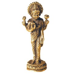 Lakshmi stehend Messing 3cm