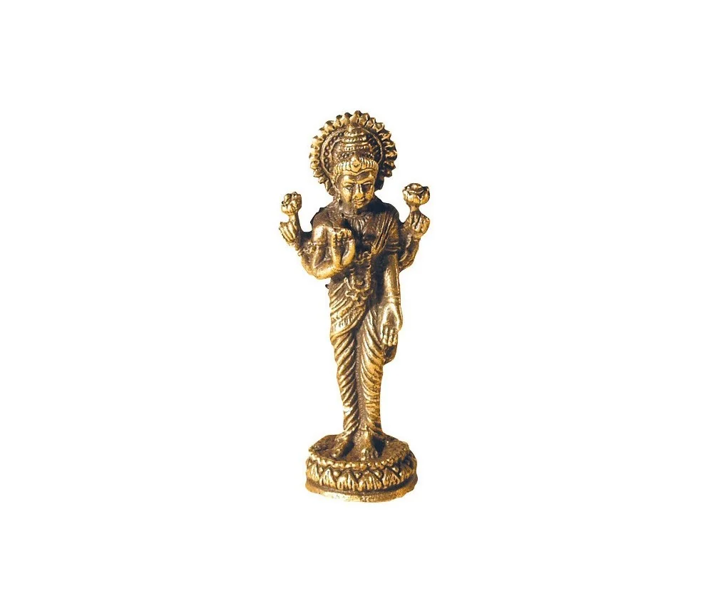 Lakshmi stehend Messing 3cm