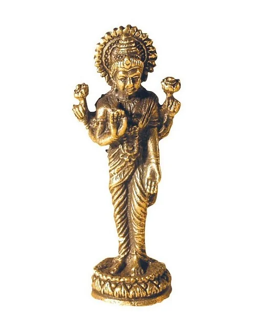 Lakshmi stehend Messing 3cm