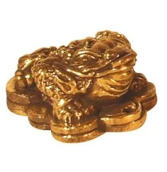 "Money Frog" Messing 3cm