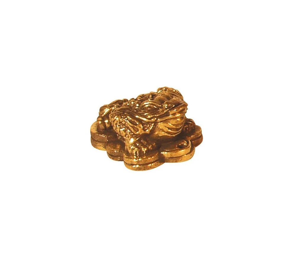 "Money Frog" Messing 3cm