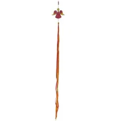 Feenwindspiel "Engel" Fiberglas rot-orange-gelb 95cm