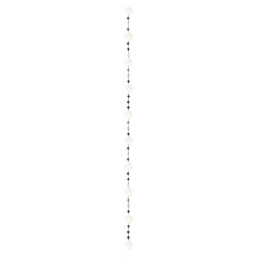 Muschelmobile natur mit Spiegel 105cm