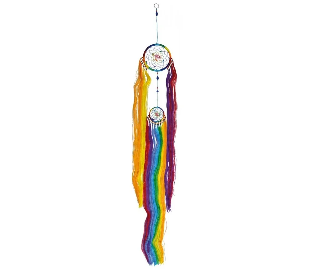 Traumfänger Mobile "Flowing-Rainbow" 12x110cm