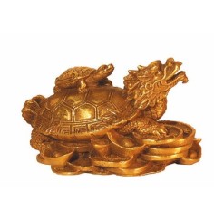 "Drachenschildkröte" Messing  6x3cm