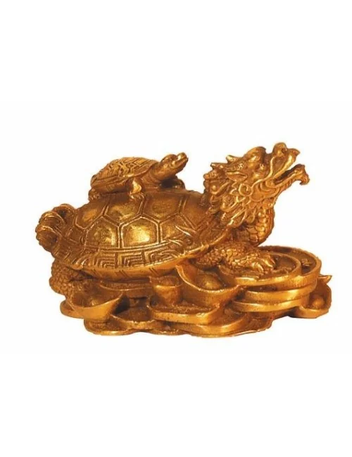 "Drachenschildkröte" Messing 6x3cm