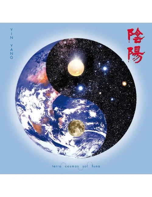 Leinwanddruck "Kosmisches Yin Yang" 38cm