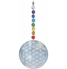 Suncatcher "Rainbow Flower of Life"