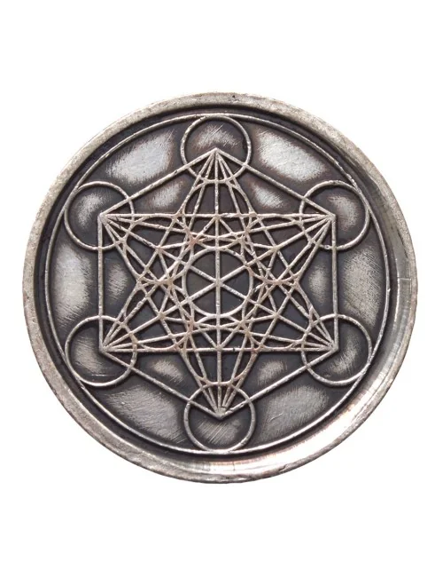 Glücksmünze "Metatron" Kupfer verzinnt 4cm