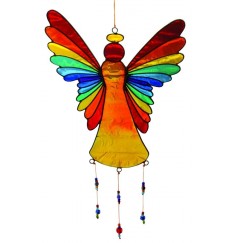 Suncatcher "Engel" Fiberglas bunt 40cm