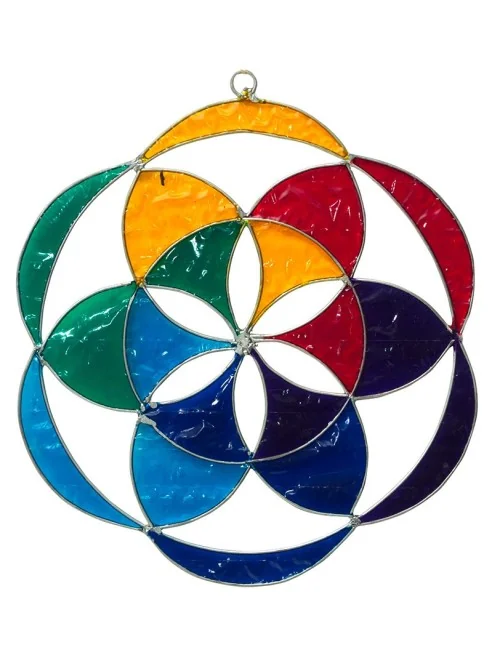 Suncatcher "Saat des Lebens" Fiberglas bunt 20cm