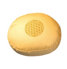 Meditationskissen mit Inlet "BDL" Baumwolle(80%), Polyester(20%) gelb