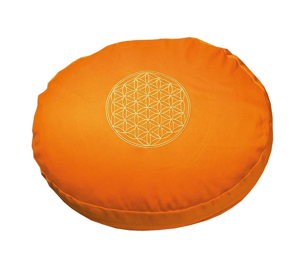 Meditationskissen mit Inlet "BDL" Baumwolle(80%), Polyester(20%) orange