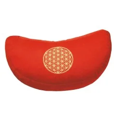 Meditationskissen mit Inlet "BDL" Baumwolle(80%), Polyester(20%) rot