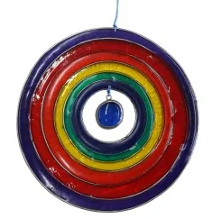 Suncatcher "Rainbow Circle" Fiberglas bunt 12cm