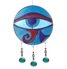 Suncatcher "All Sehendes Auge" Resin mehrfarbig 15x35cm