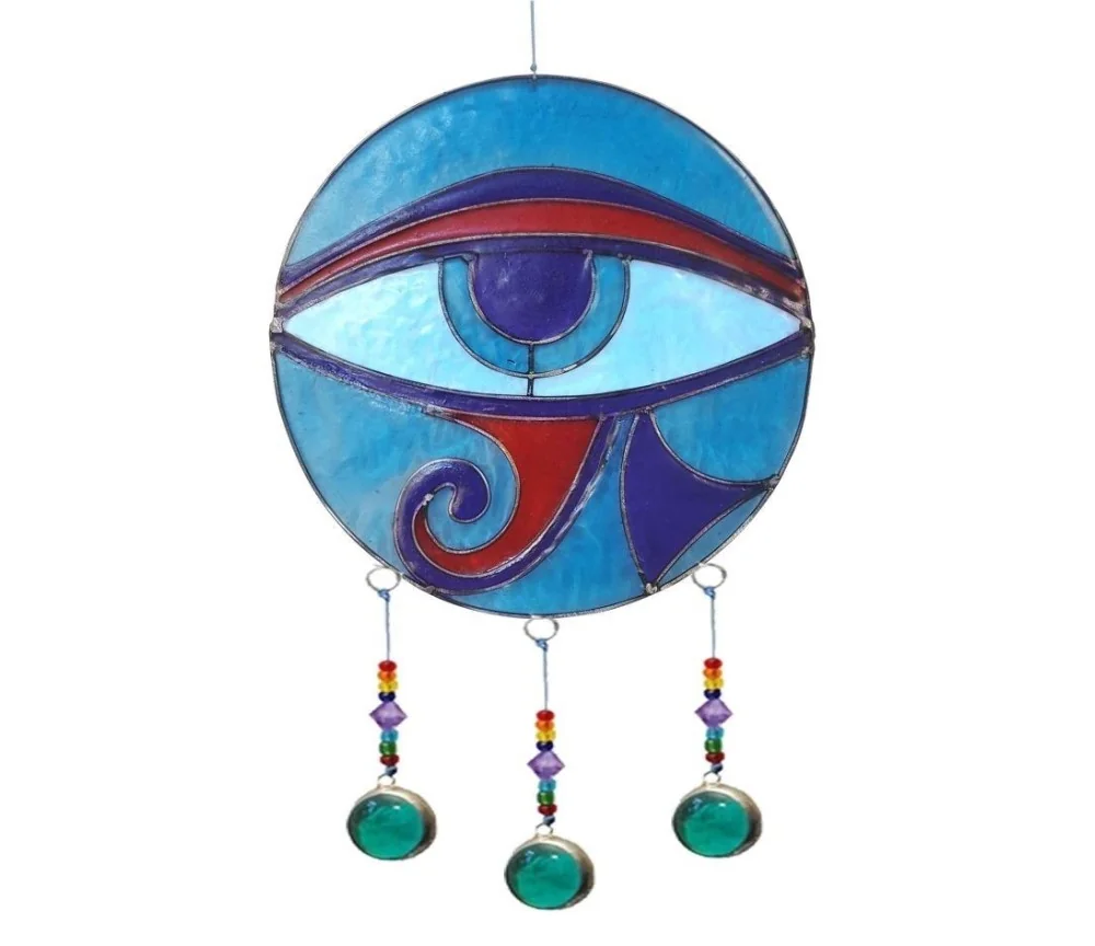 Suncatcher "All Sehendes Auge" Resin mehrfarbig 15x35cm