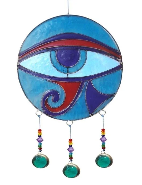 Suncatcher "All Sehendes Auge" Resin mehrfarbig 15x35cm