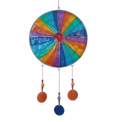 Suncatcher "Sun Rays" Resin multicolour 15x35cm