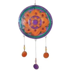 Suncatcher "Lotus Mandala" Resin multicolour 15x35cm