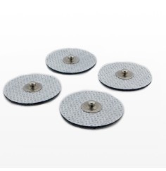 Klebe - Elektroden 4 er Pack (wie Original) rund - für Healy Gerät, TimeWaver, Elektro- & Tens- Stimulationsgeräte