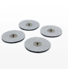 Klebe - Elektroden 4 er Pack (wie Original) rund - für Healy Gerät, TimeWaver, Elektro- & Tens- Stimulationsgeräte