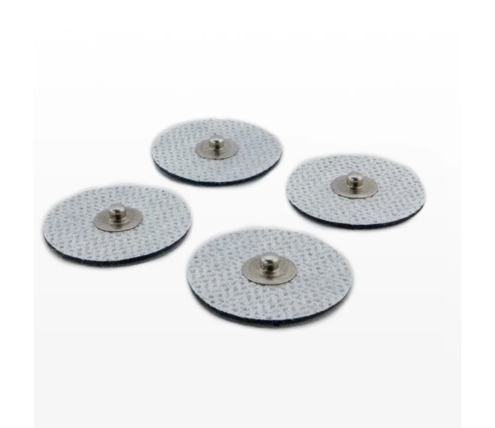 Klebe - Elektroden 4 er Pack (wie Original) rund - für Healy Gerät, TimeWaver, Elektro- & Tens- Stimulationsgeräte