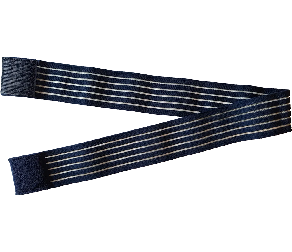 Fixier-, Klett-, & Befestigungsband elastisch - 80 x 5 cm - für Healy Gerät, MagHealy, Elektro- & Tens- Stimulationsgeräte