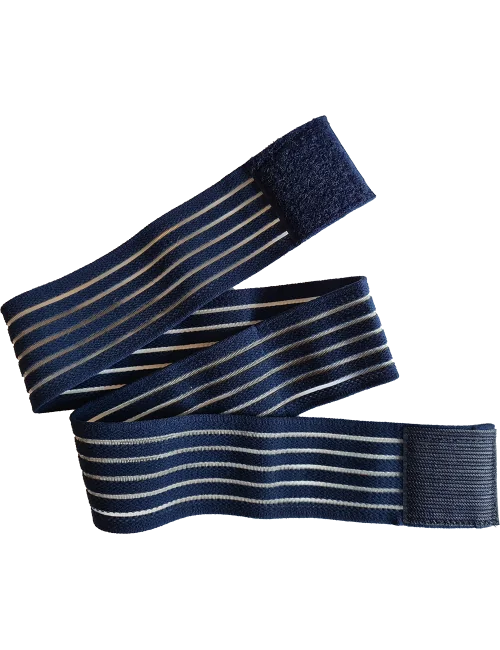 Fixier-, Klett-, & Befestigungsband elastisch - 80 x 5 cm - für Healy Gerät, MagHealy, Elektro- & Tens- Stimulationsgeräte