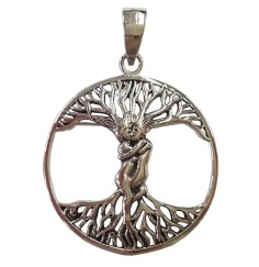 Anhänger "Tantra Lebensbaum" Silber 925 3,0cm 4,8g