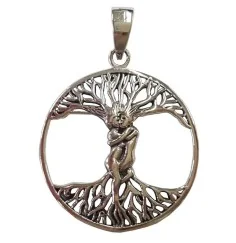 Anhänger "Tantra Lebensbaum" Silber 925 3,0cm 4,8g
