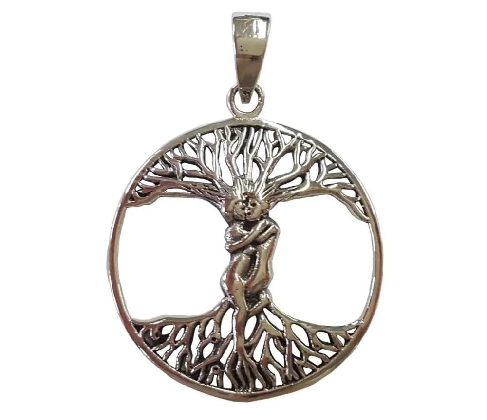 Anhänger "Tantra Lebensbaum" Silber 925 3,0cm 4,8g