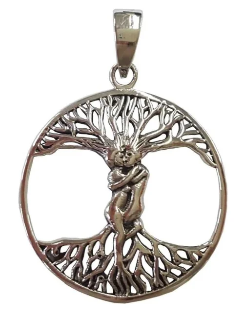 Anhänger "Tantra Lebensbaum" Silber 925 3