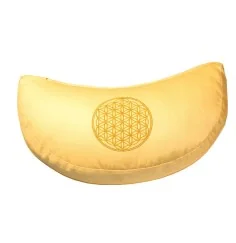 Meditationskissen mit Inlet "BDL" Baumwolle(80%), Polyester(20%) goldgelb